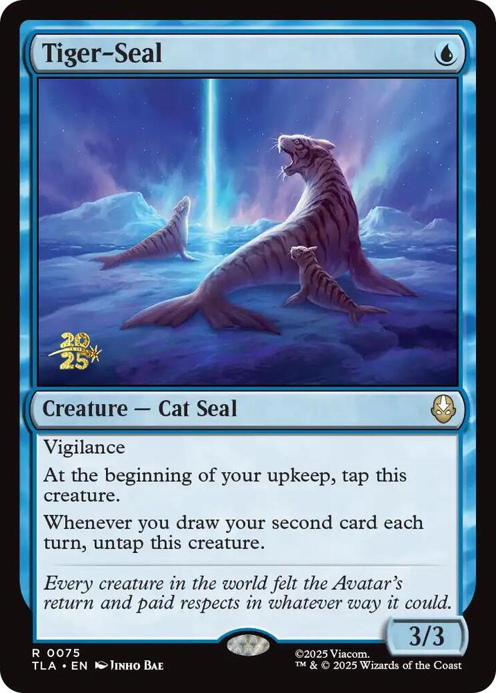 Tiger-Seal 75 card from Prerelease Cards