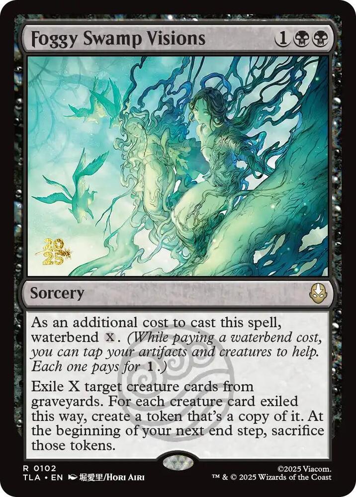 Foggy Swamp Visions 102 card from Prerelease Cards