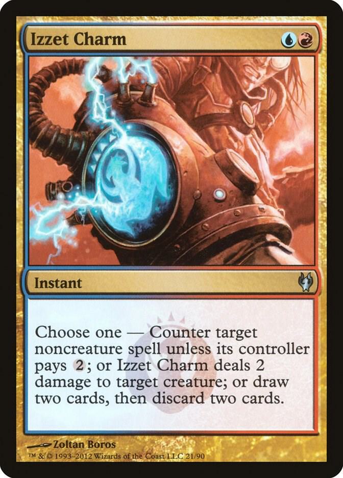 Izzet Charm 21 card from Duel Decks: Izzet vs. Golgari