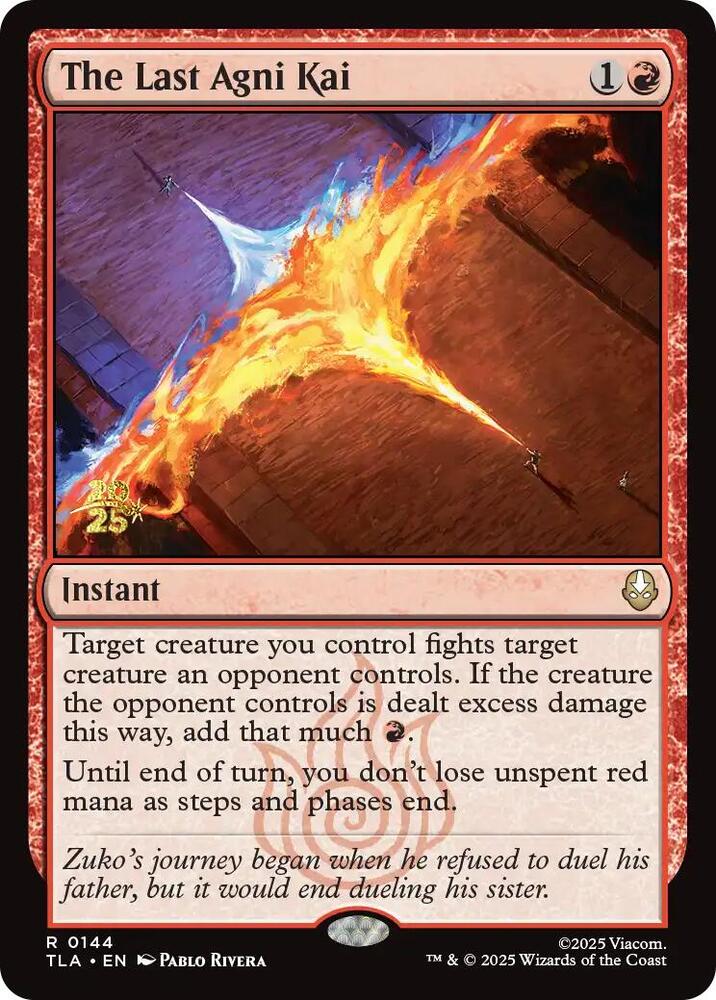 The Last Agni Kai 144 card from Prerelease Cards