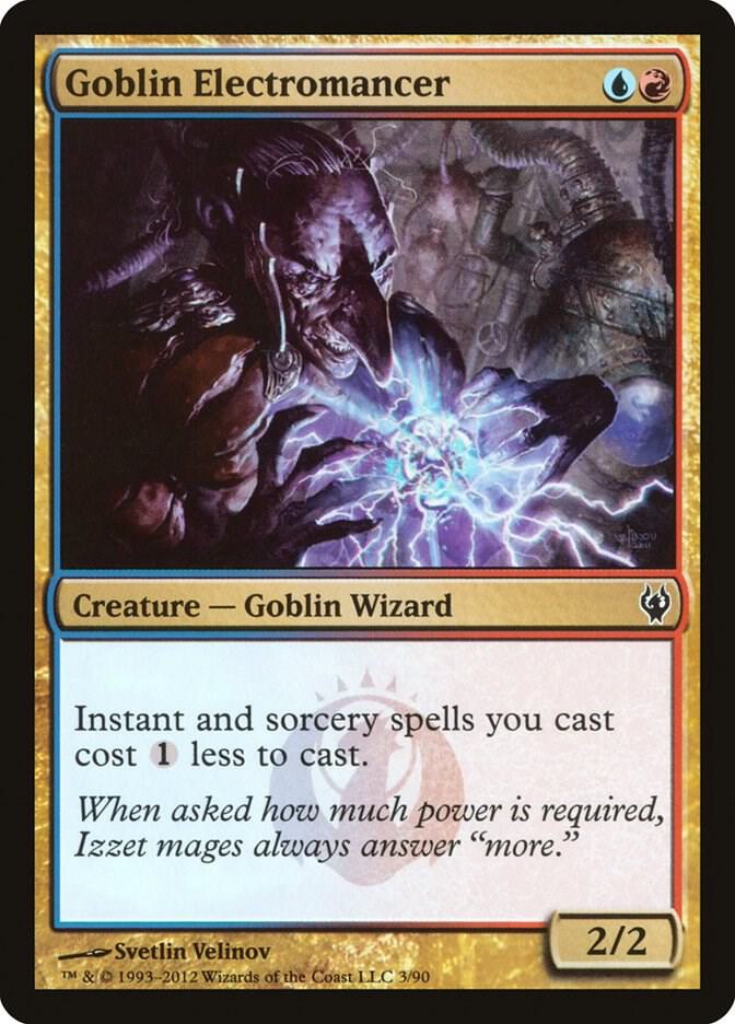 Goblin Electromancer 3 card from Duel Decks: Izzet vs. Golgari