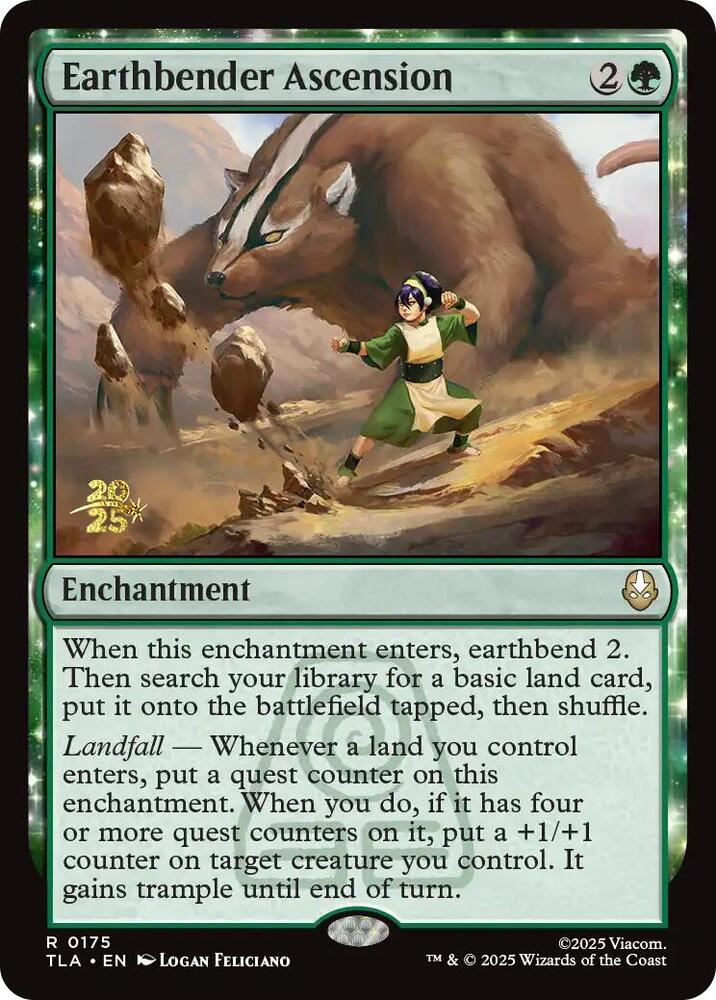 Earthbender Ascension 175 card from Prerelease Cards
