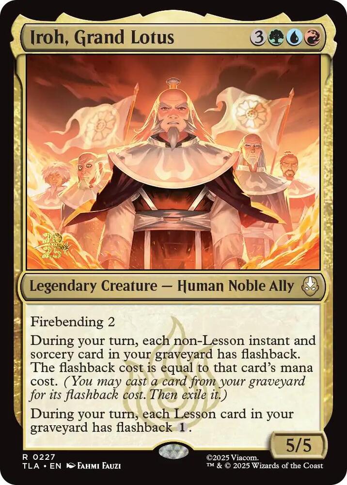 Iroh, Grand Lotus 227 card from Prerelease Cards