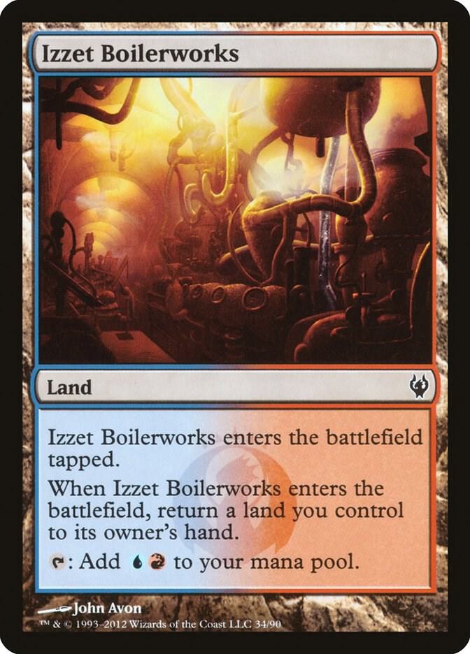 Izzet Boilerworks 34 card from Duel Decks: Izzet vs. Golgari