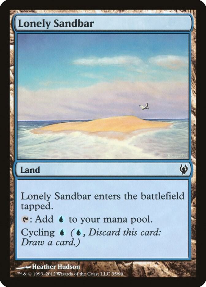 Lonely Sandbar 35 card from Duel Decks: Izzet vs. Golgari