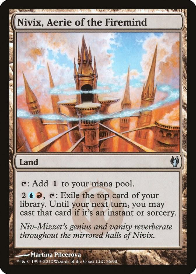 Nivix, Aerie of the Firemind 36 card from Duel Decks: Izzet vs. Golgari