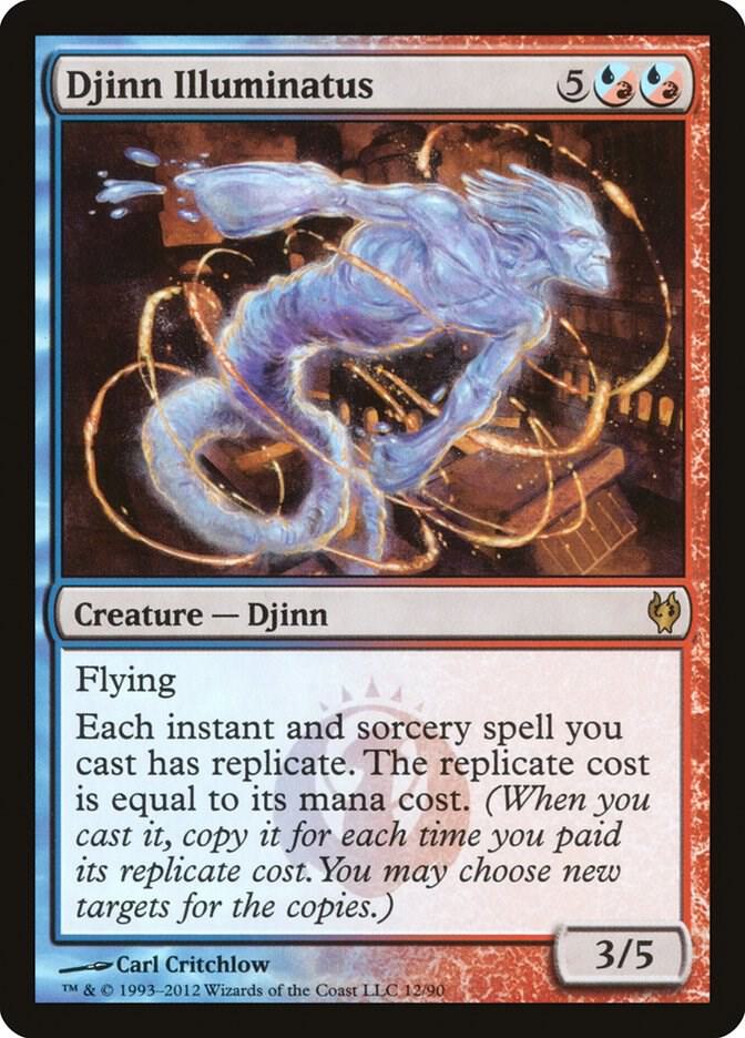 Djinn Illuminatus 12 card from Duel Decks: Izzet vs. Golgari