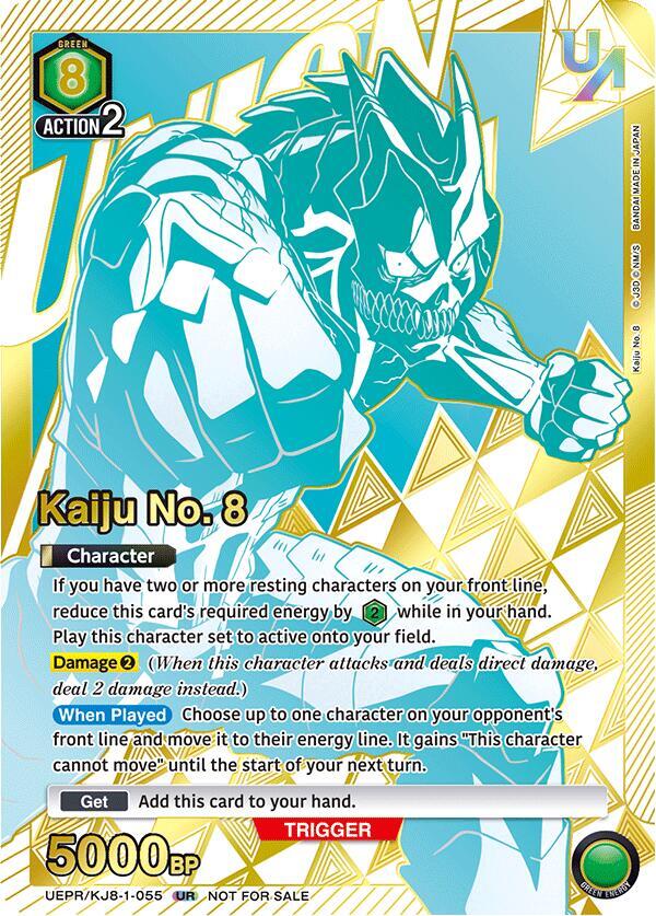 Kaiju No. 8 UEPR/KJ8-1-055 card from Union Arena Promotion Cards