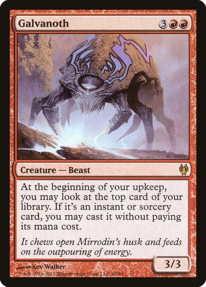 Galvanoth 10 card from Duel Decks: Izzet vs. Golgari
