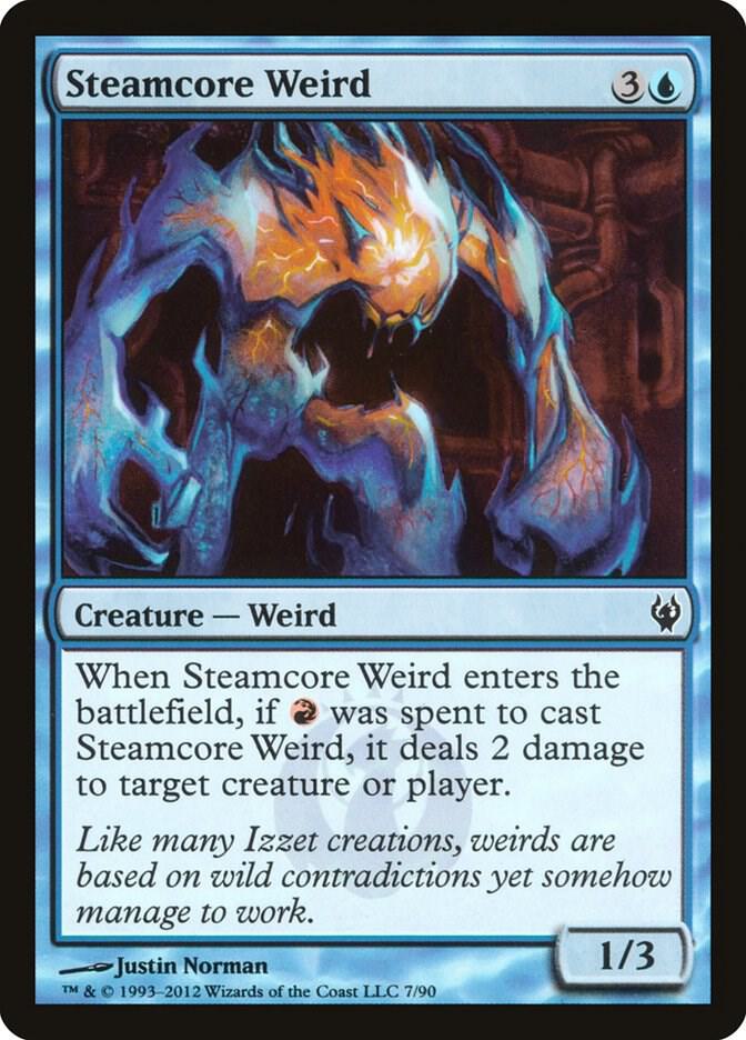 Steamcore Weird 7 card from Duel Decks: Izzet vs. Golgari