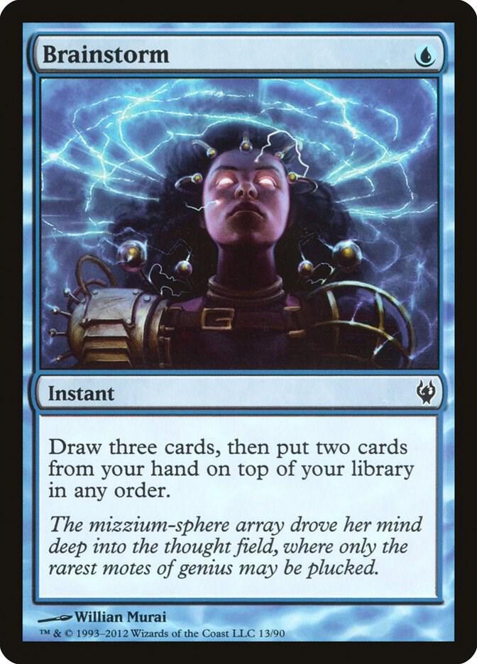 Brainstorm 13 card from Duel Decks: Izzet vs. Golgari