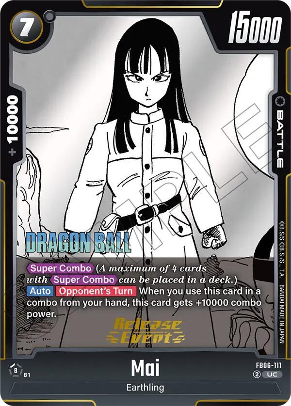 Mai FB06-111 card from Manga Booster 02 Release Event Cards
