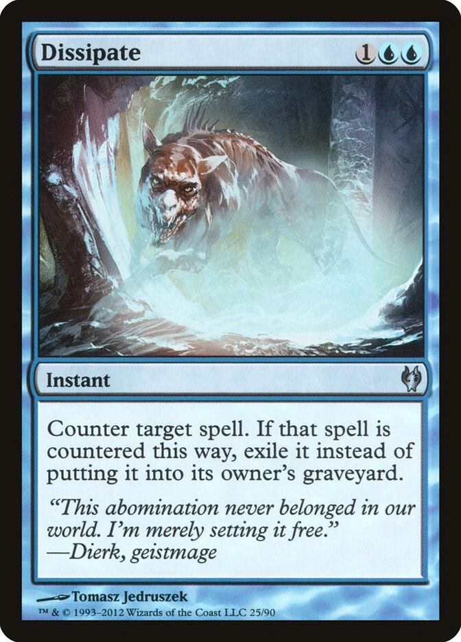 Dissipate 25 card from Duel Decks: Izzet vs. Golgari