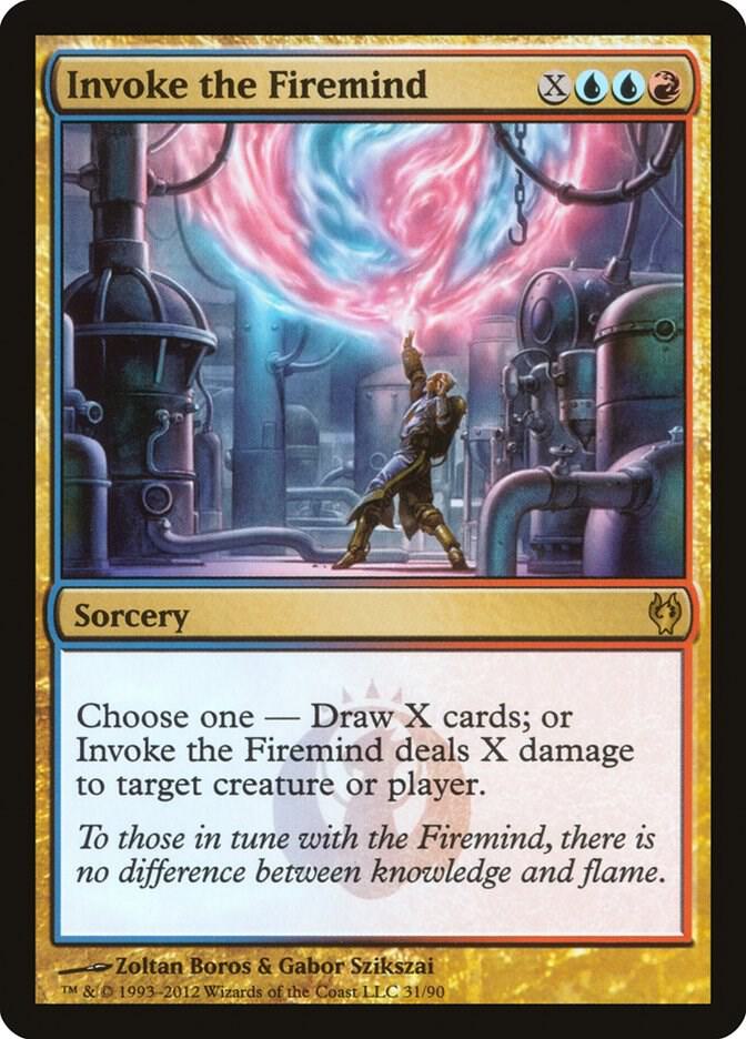 Invoke the Firemind 31 card from Duel Decks: Izzet vs. Golgari