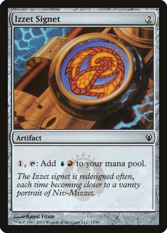 Izzet Signet 17 card from Duel Decks: Izzet vs. Golgari