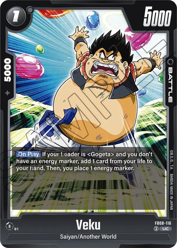 Veku FB08-116 card from Saiyan's Pride