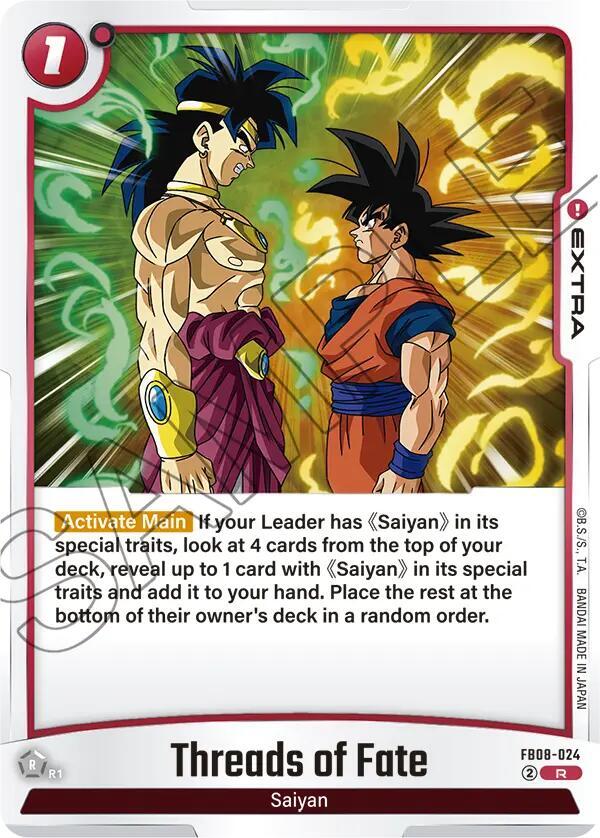 Threads of Fate FB08-024 card from Saiyan's Pride