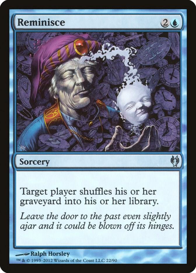 Reminisce 22 card from Duel Decks: Izzet vs. Golgari