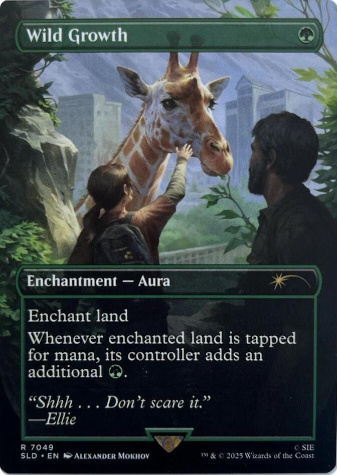 Wild Growth 7049 card from Secret Lair Drop Series