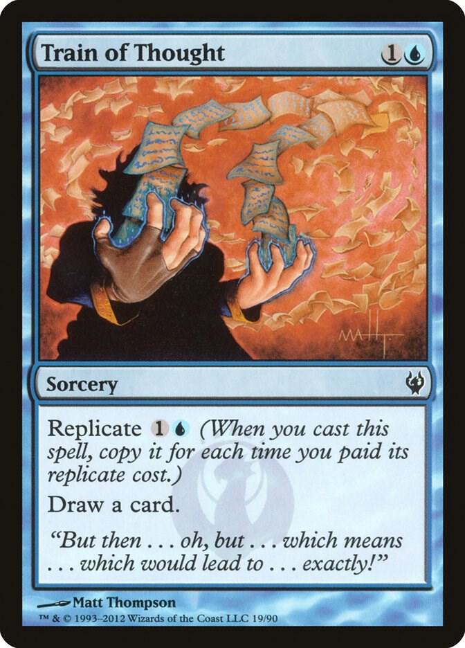 Train of Thought 19 card from Duel Decks: Izzet vs. Golgari