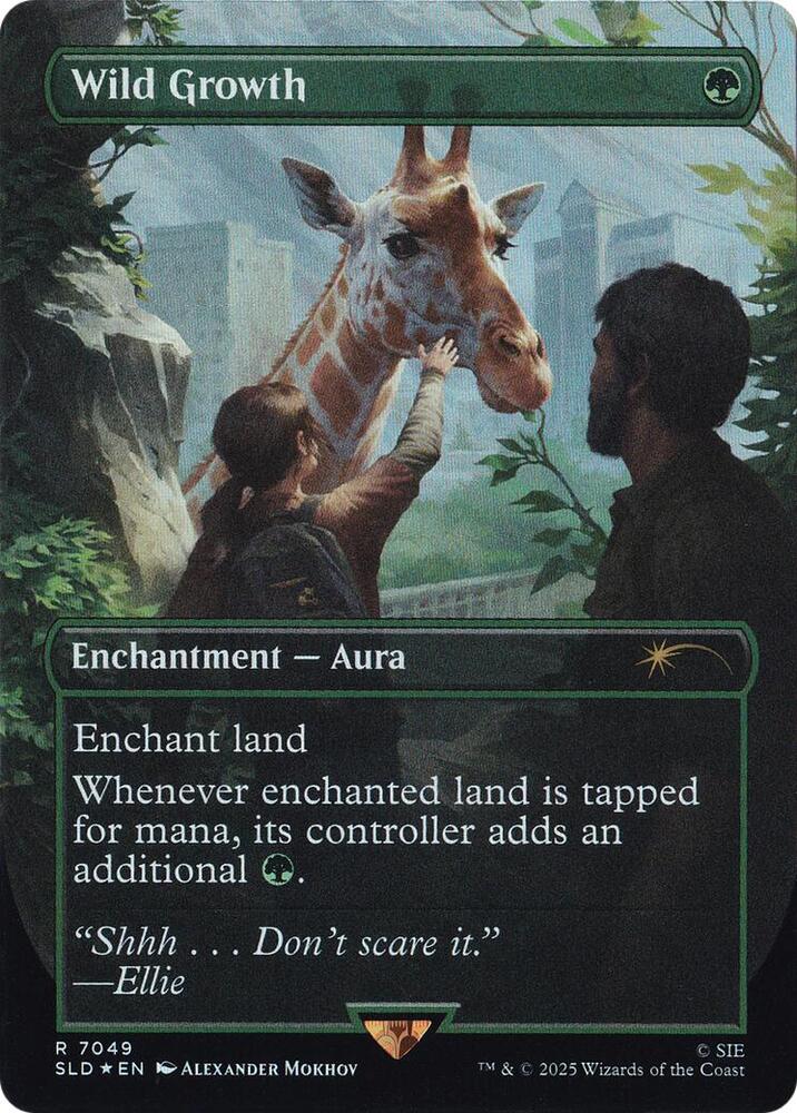 Wild Growth (Rainbow Foil) 7049 card from Secret Lair Drop Series