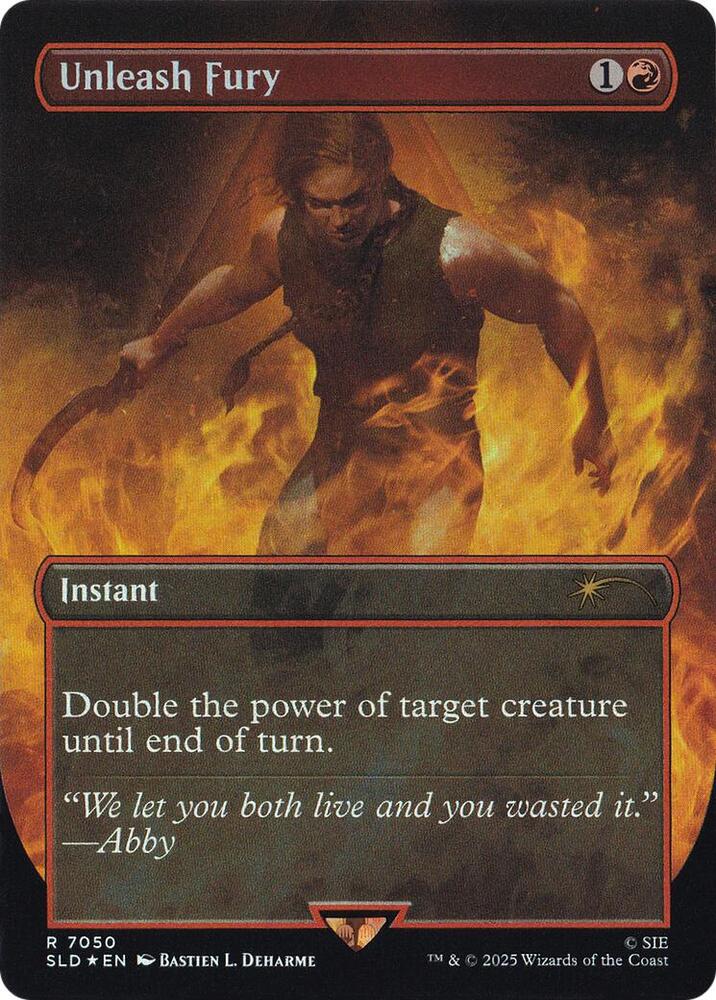 Unleash Fury (Rainbow Foil) 7050 card from Secret Lair Drop Series