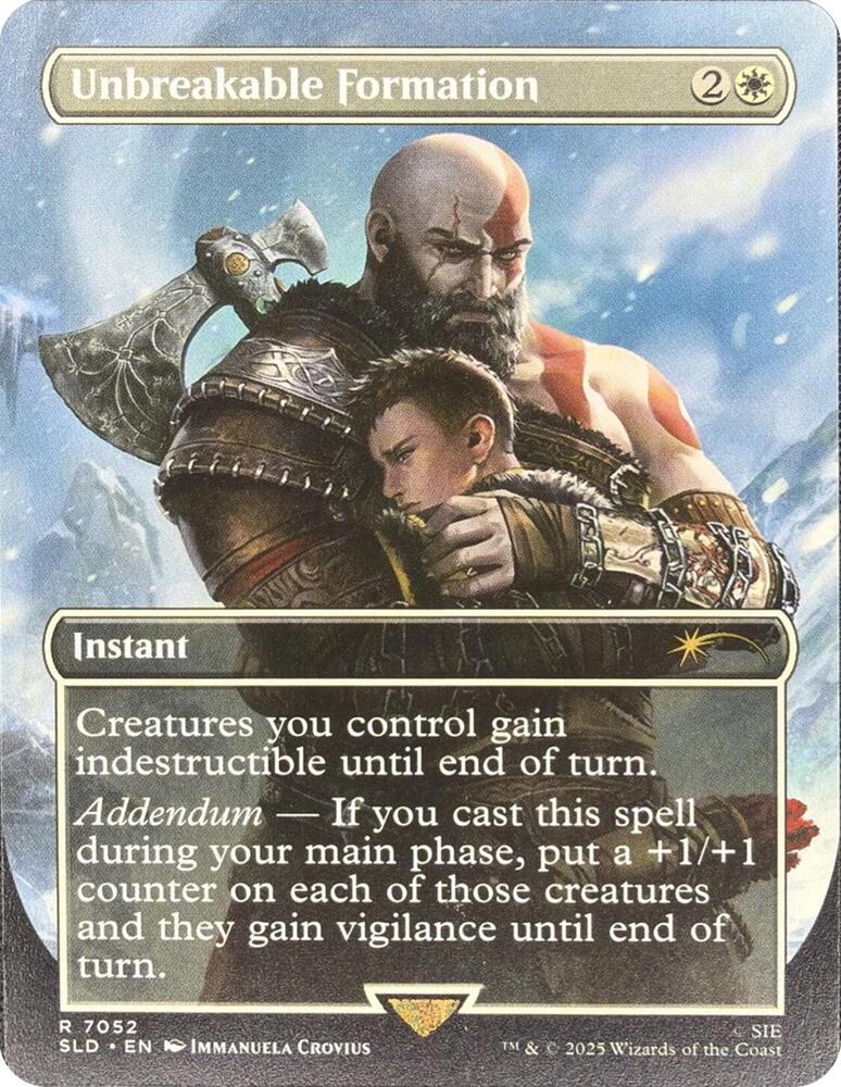 Unbreakable Formation 7052 card from Secret Lair Drop Series