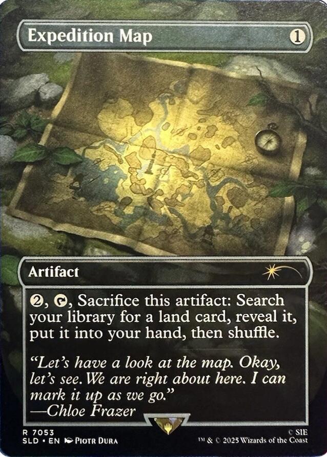 Expedition Map 7053 card from Secret Lair Drop Series