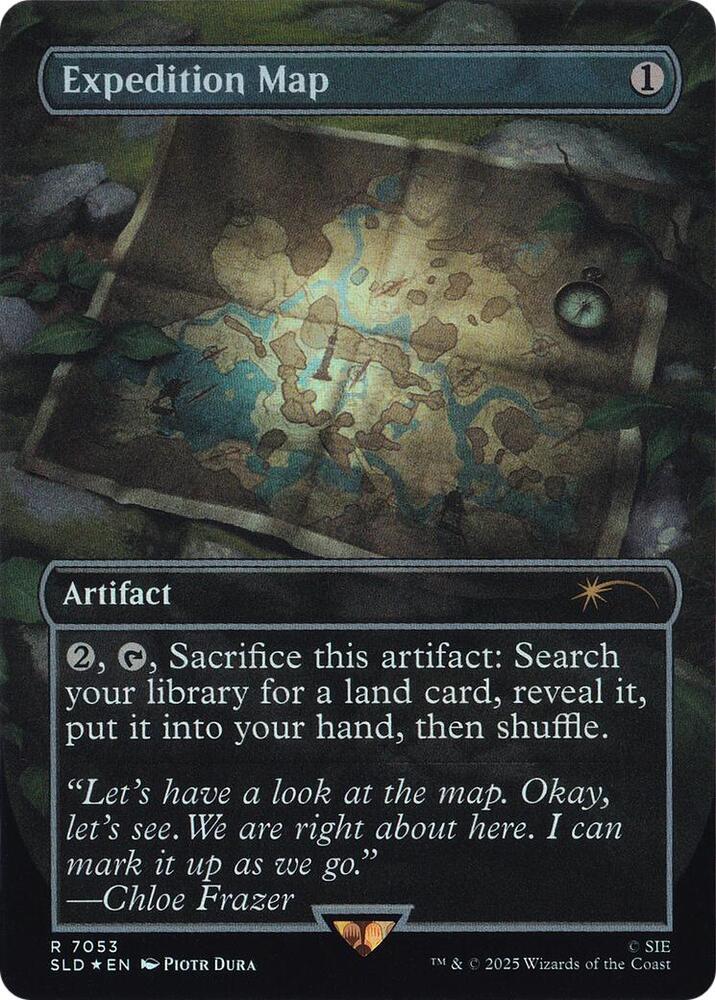 Expedition Map (Rainbow Foil) 7053 card from Secret Lair Drop Series