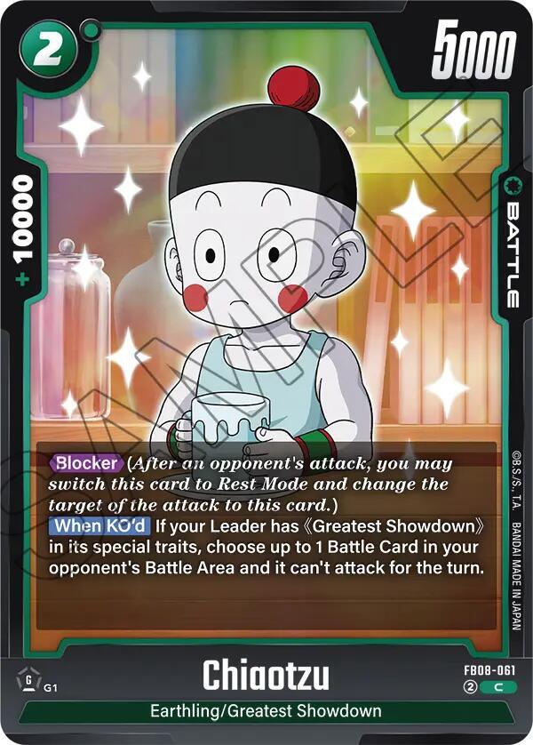 Chiaotzu FB08-061 card from Saiyan's Pride