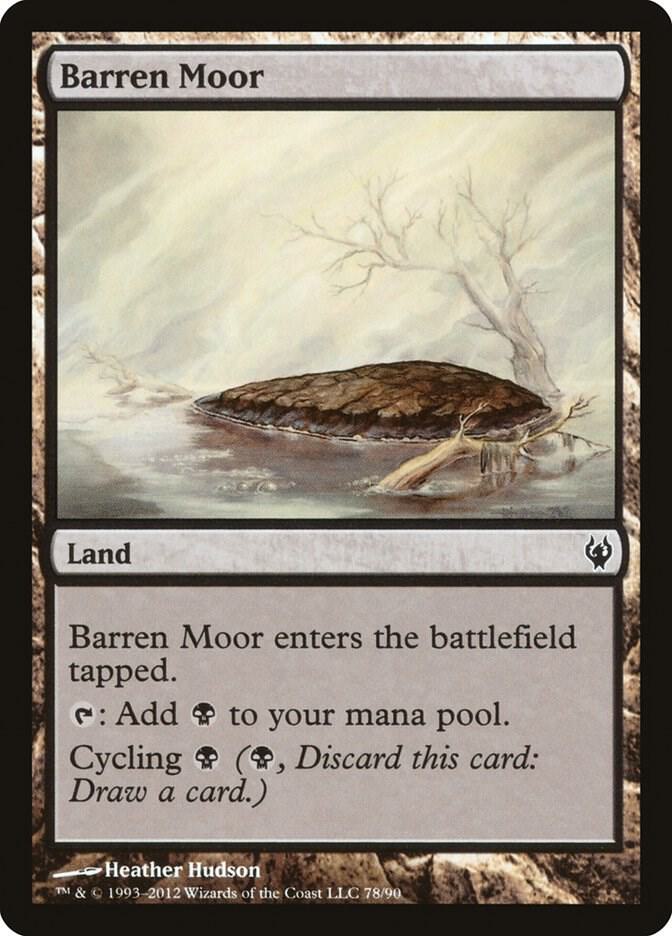 Barren Moor 78 card from Duel Decks: Izzet vs. Golgari