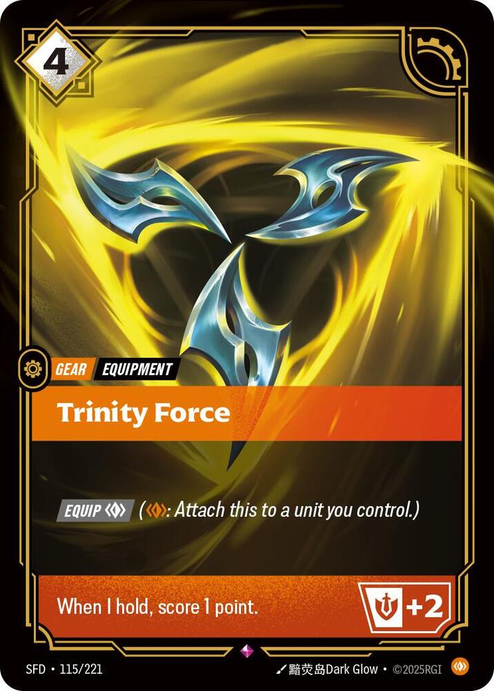 Trinity Force 115/221 card from Spiritforged