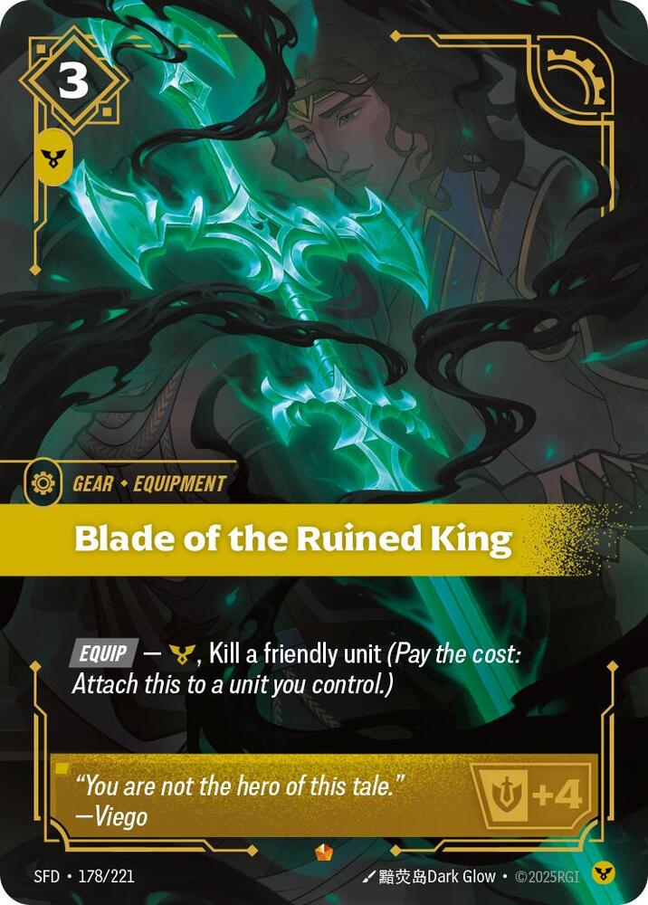 Blade of the Ruined King 178/221 card from Spiritforged