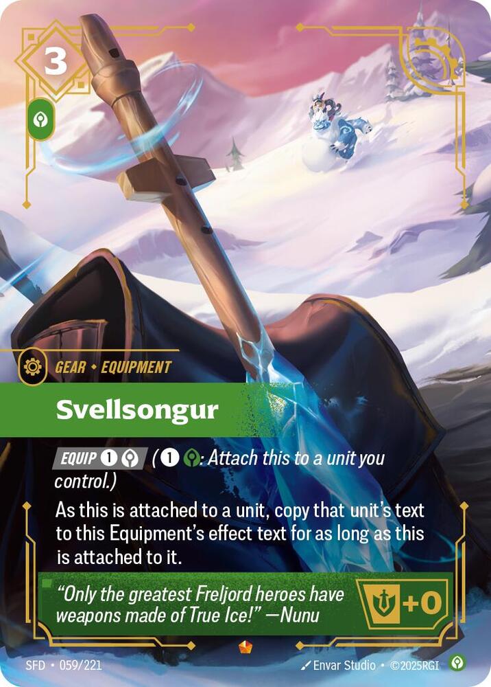 Svellsongur 059/221 card from Spiritforged
