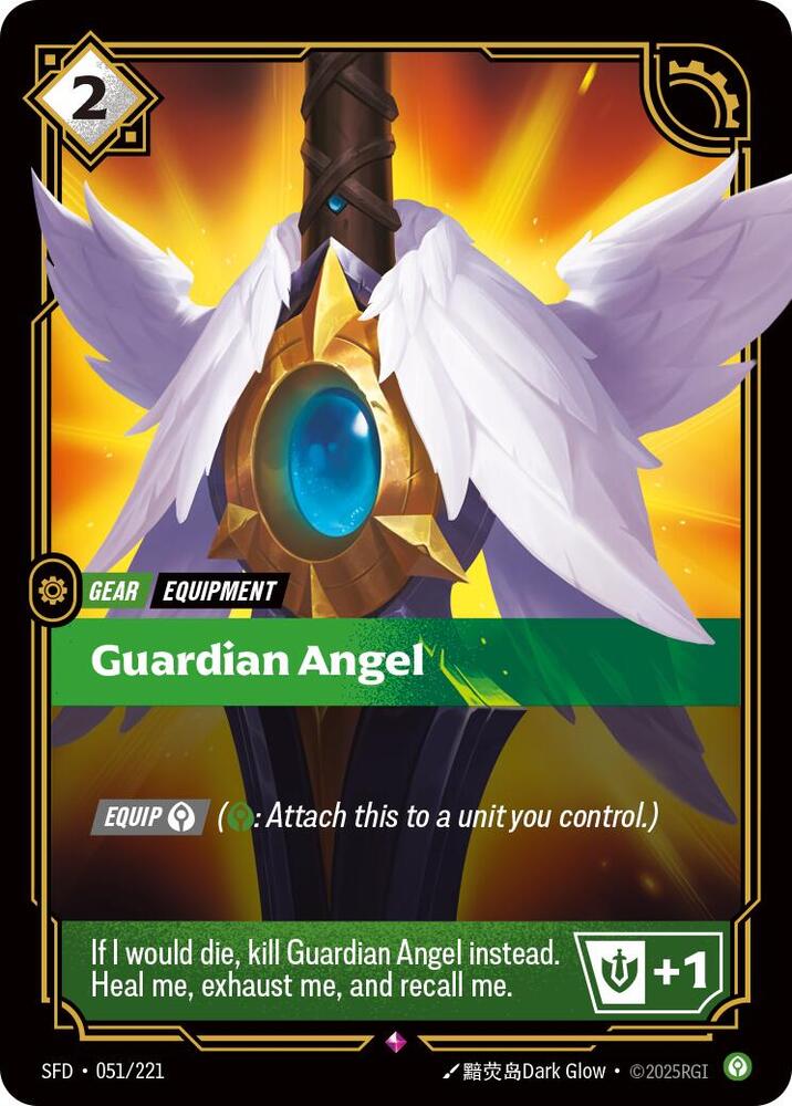 Guardian Angel 051/221 card from Spiritforged