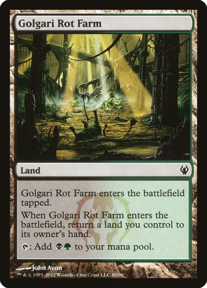 Golgari Rot Farm 80 card from Duel Decks: Izzet vs. Golgari