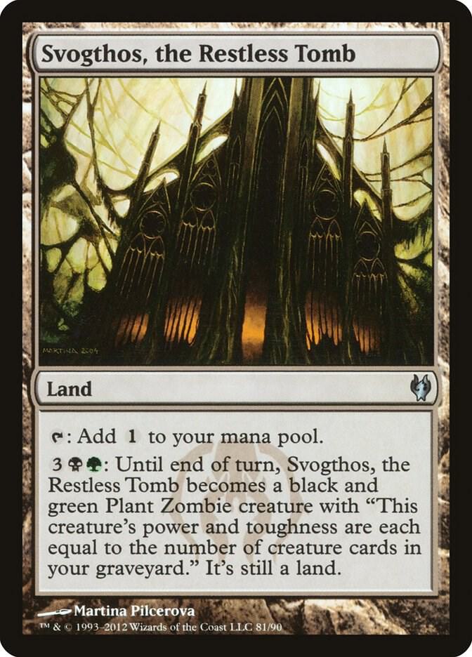 Svogthos, the Restless Tomb 81 card from Duel Decks: Izzet vs. Golgari