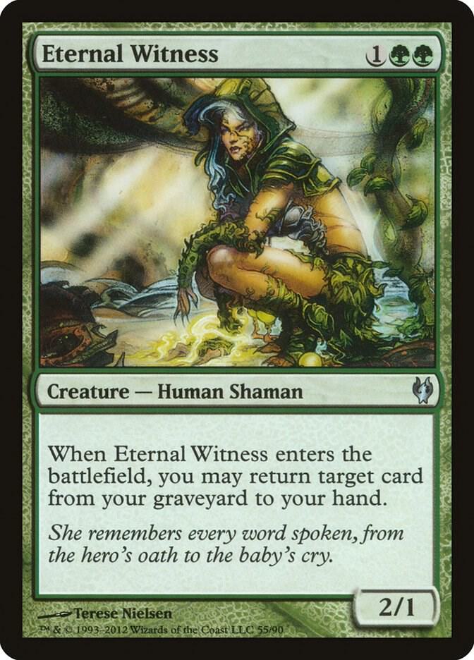 Eternal Witness 55 card from Duel Decks: Izzet vs. Golgari
