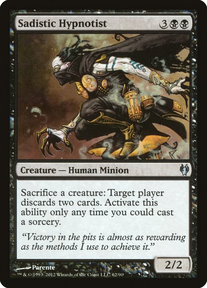 Sadistic Hypnotist 62 card from Duel Decks: Izzet vs. Golgari