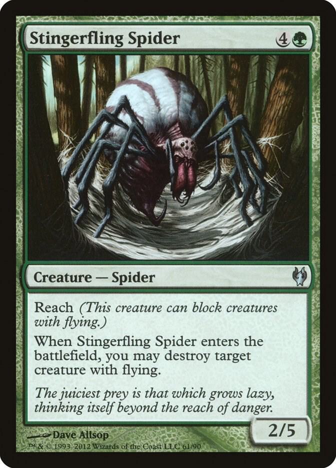 Stingerfling Spider 61 card from Duel Decks: Izzet vs. Golgari