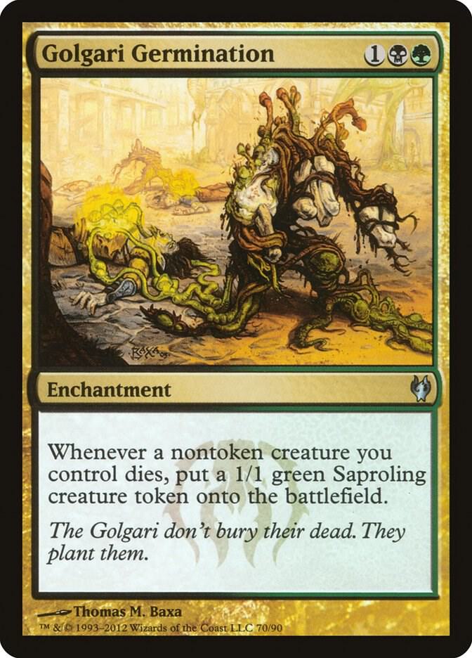 Golgari Germination 70 card from Duel Decks: Izzet vs. Golgari