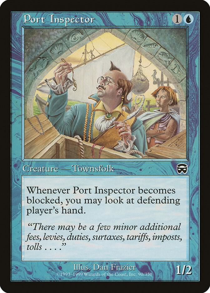 Port Inspector 90 card from Mercadian Masques