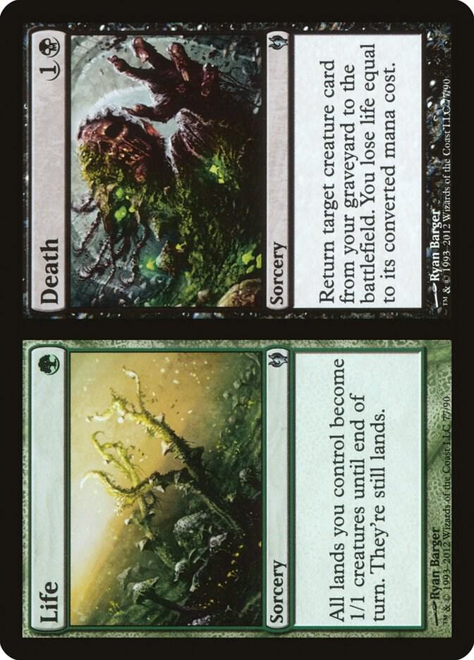 Life // Death 77 card from Duel Decks: Izzet vs. Golgari