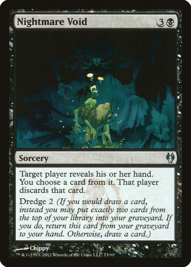 Nightmare Void 73 card from Duel Decks: Izzet vs. Golgari