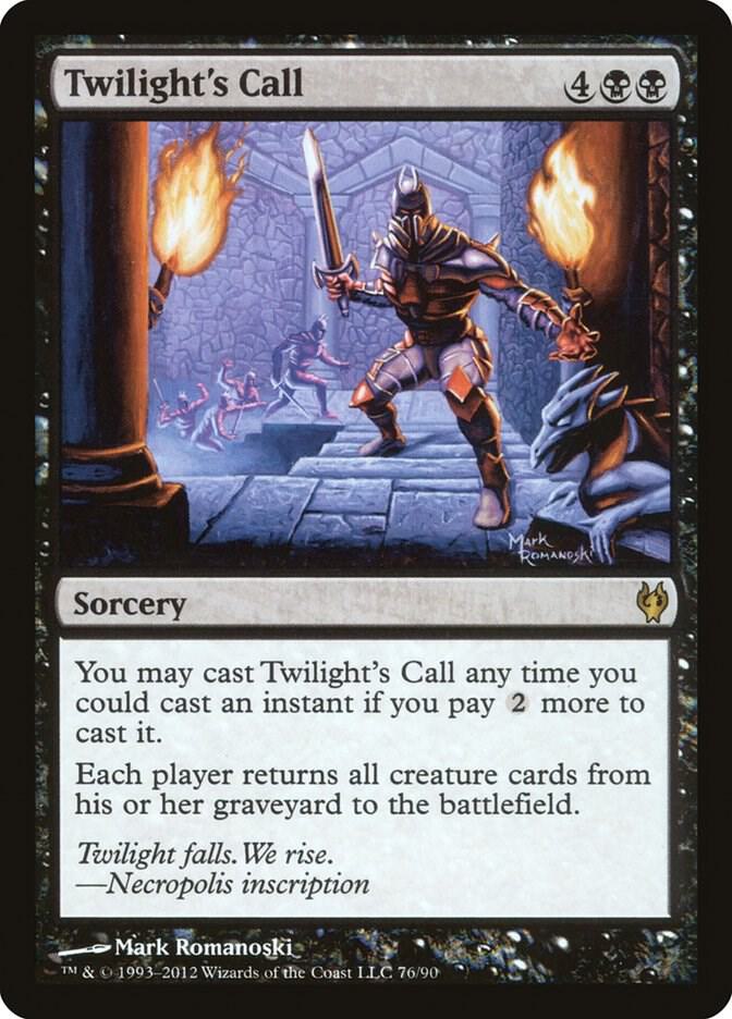 Twilight's Call 76 card from Duel Decks: Izzet vs. Golgari