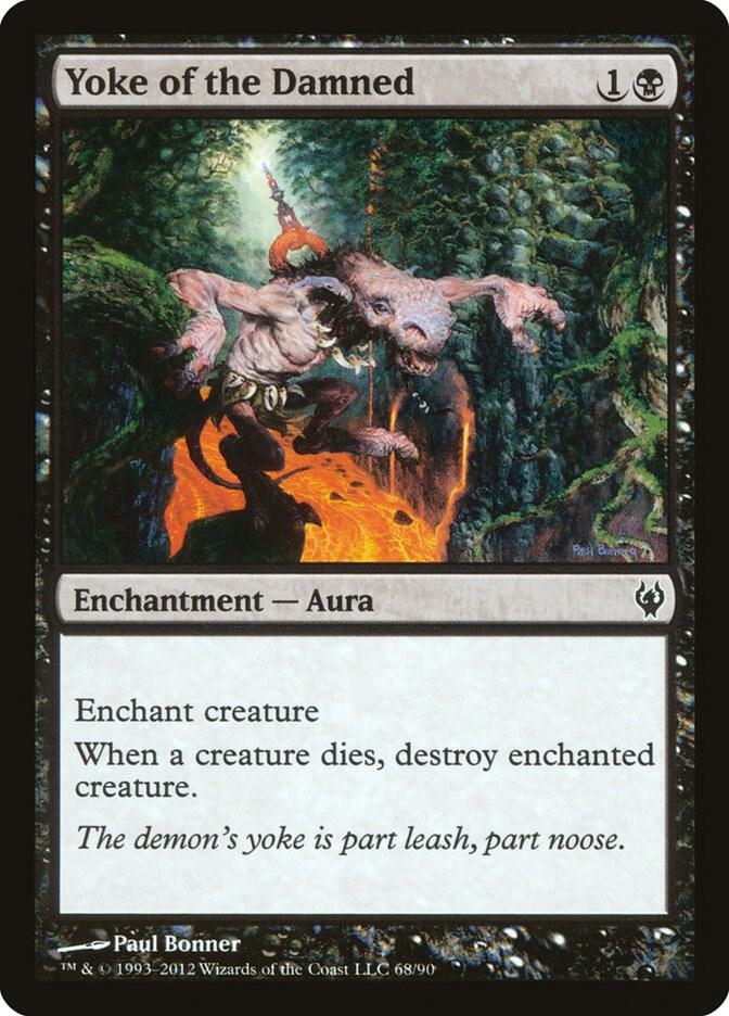 Yoke of the Damned 68 card from Duel Decks: Izzet vs. Golgari