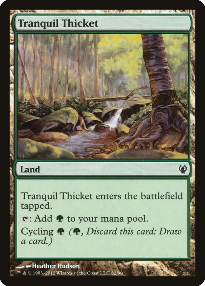 Tranquil Thicket 82 card from Duel Decks: Izzet vs. Golgari