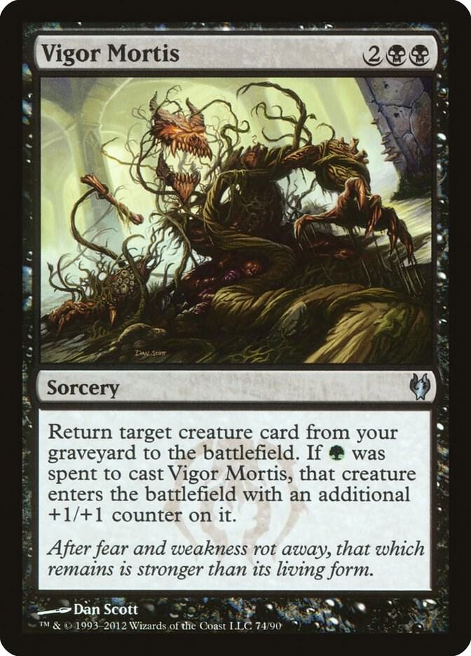 Vigor Mortis 74 card from Duel Decks: Izzet vs. Golgari