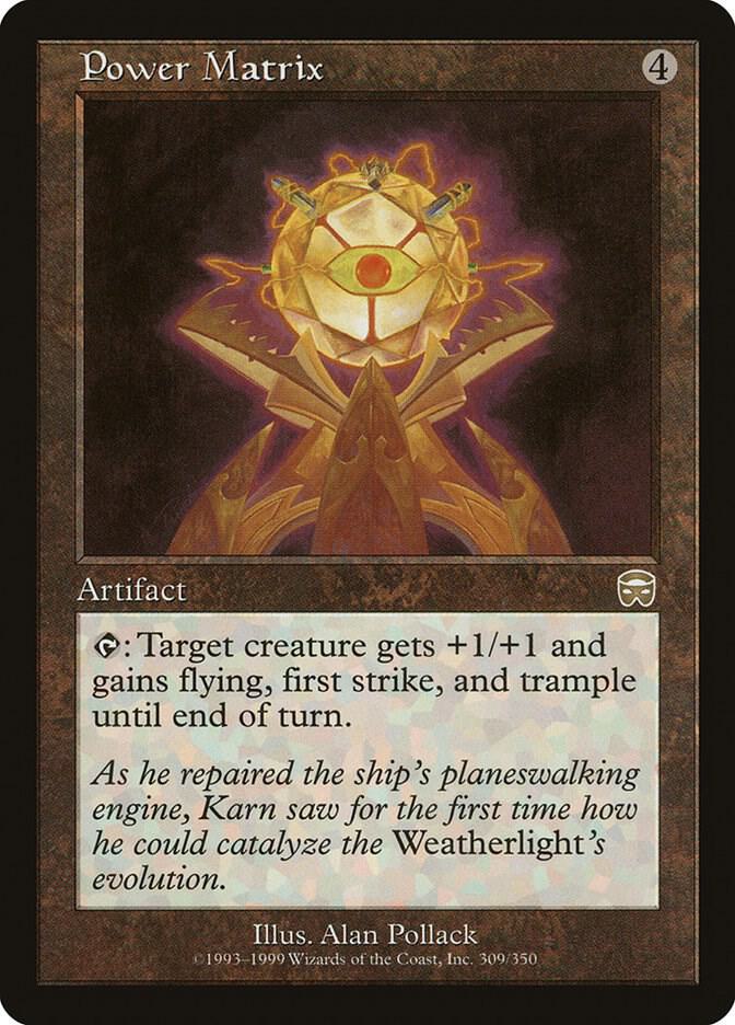 Power Matrix 309 card from Mercadian Masques