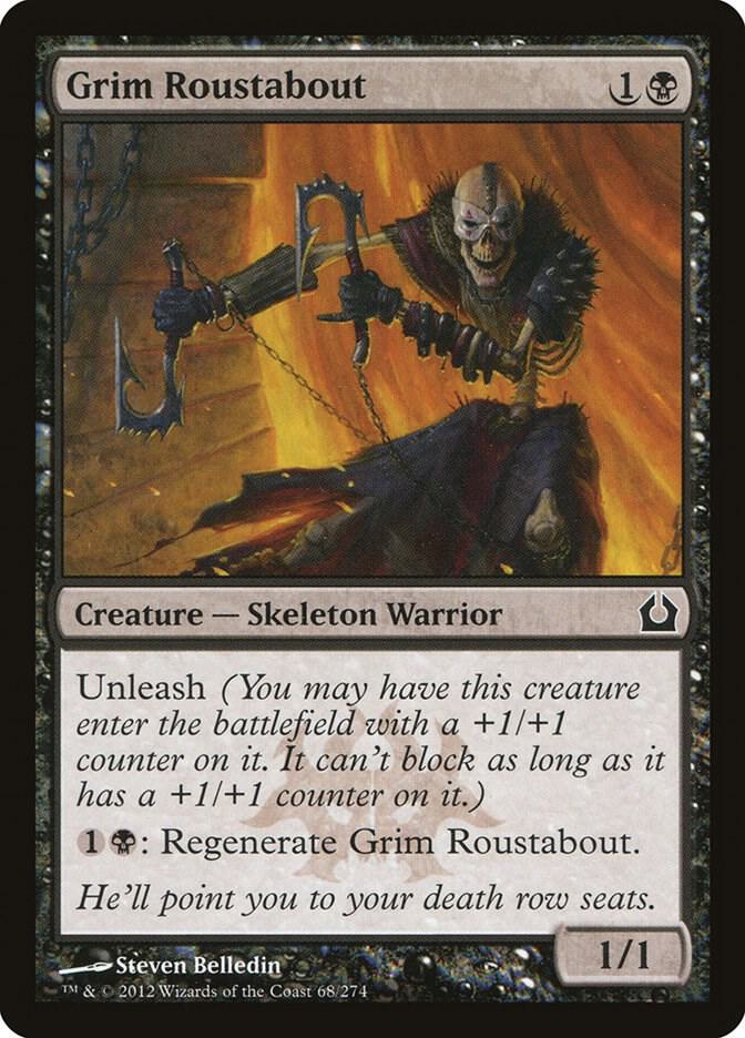 Grim Roustabout 68 card from Return to Ravnica
